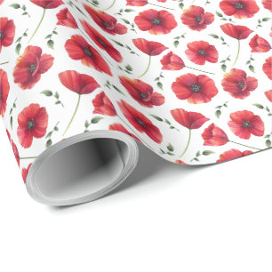 Poppies Gift Wrapping Paper