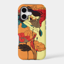 Poppies Girl in the Wind