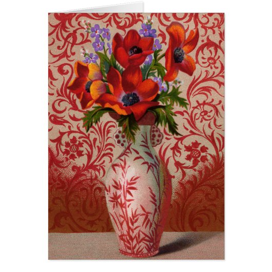 Poppies Greeting Card (Front)