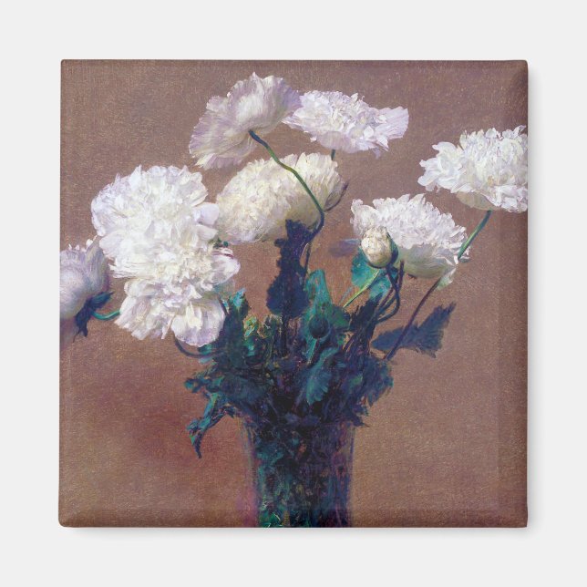 Poppies, Henri Fantin-Latour Magnet (Front)