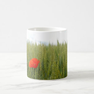 Poppies in a Wheat Field Mug