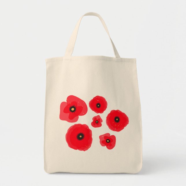 Poppies in Bloom Tote Bag (Front)