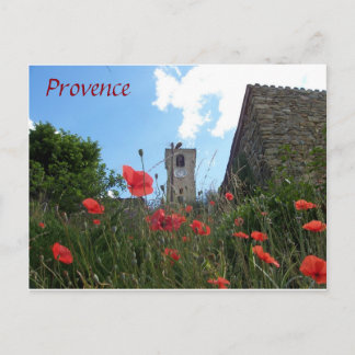 Poppies in Provence postcard
