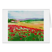 Poppies In Tuscany (Front Horizontal)