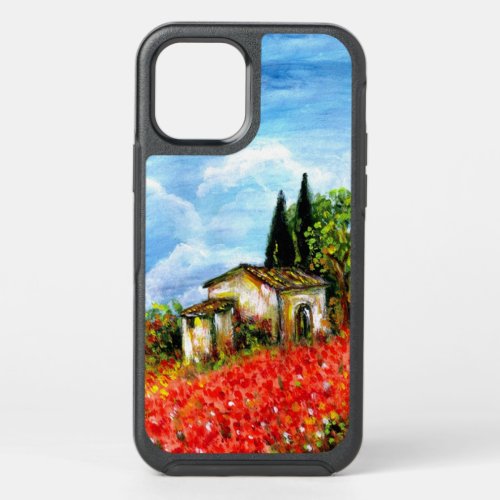 POPPIES IN TUSCANY  Landscape with Flower Fields OtterBox Symmetry iPhone 12 Case