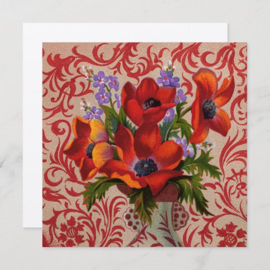 Poppies Inviations (Front/Back)