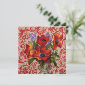 Poppies Inviations (Standing Front)