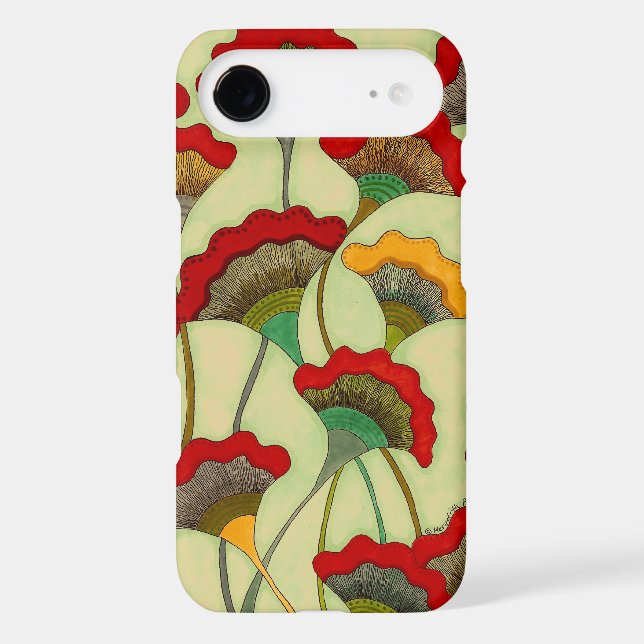 Poppies - iPhone 6 Case, Tough Case-Mate iPhone Case (Back)