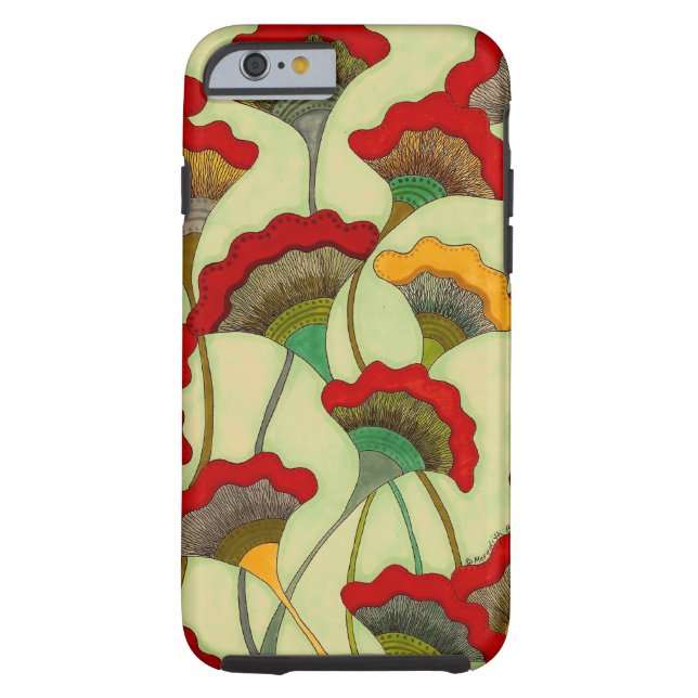 Poppies - iPhone 6 Case, Tough Case-Mate iPhone Case (Back)