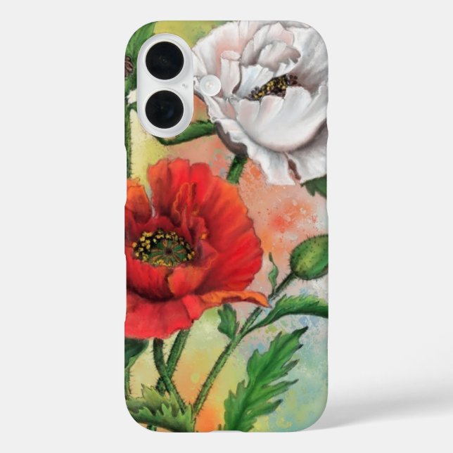 Poppies iPhone Case (Back)
