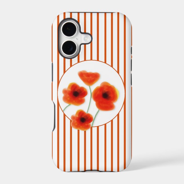 Poppies Iphone Case (Back)