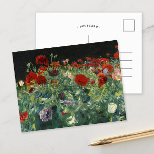 Poppies John Singer Sargent Postcard