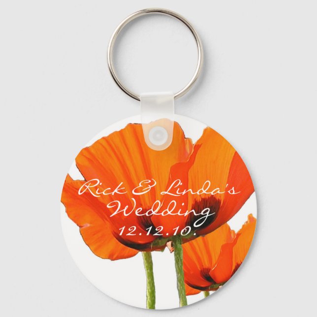 Poppies ! keychain (Front)