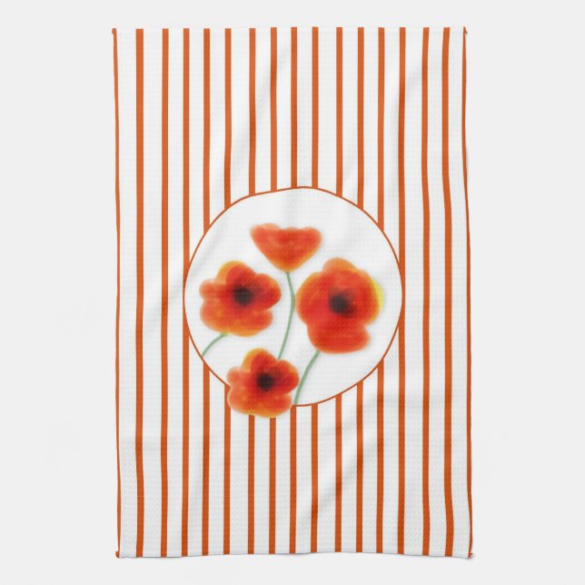 Poppies Kitchen Towel (Vertical)