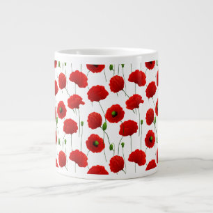 Poppies Large Coffee Mug