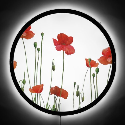 Poppies LED Sign