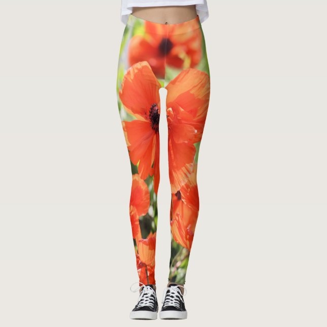 Poppies Leggings (Front)