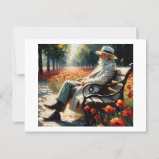 Poppies, Lest We Forget, Postcard