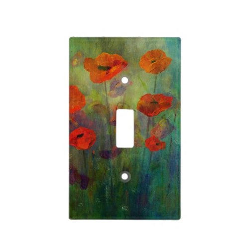 Poppies _ Light Switch Cover