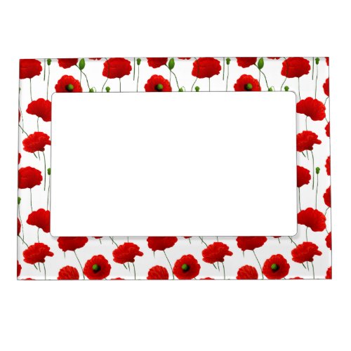 Poppies Magnetic Picture Frame