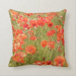 POPPIES MONET STYLE CUSHION<br><div class="desc">FOR LOVERS OF THESE BEAUTIFUL WILD FLOWERS.</div>