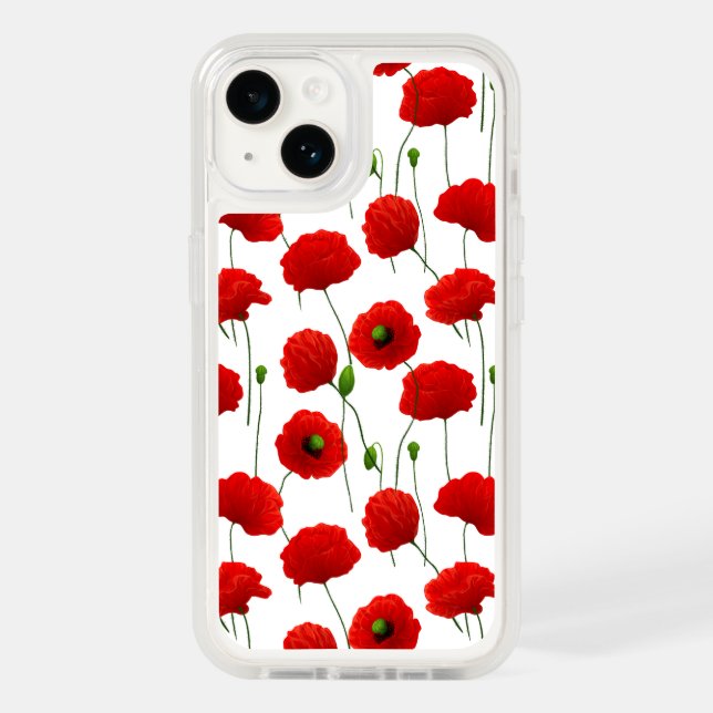 Poppies Otterbox iPhone Case (Back)