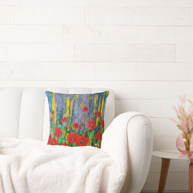 Poppies Pillow (Couch)