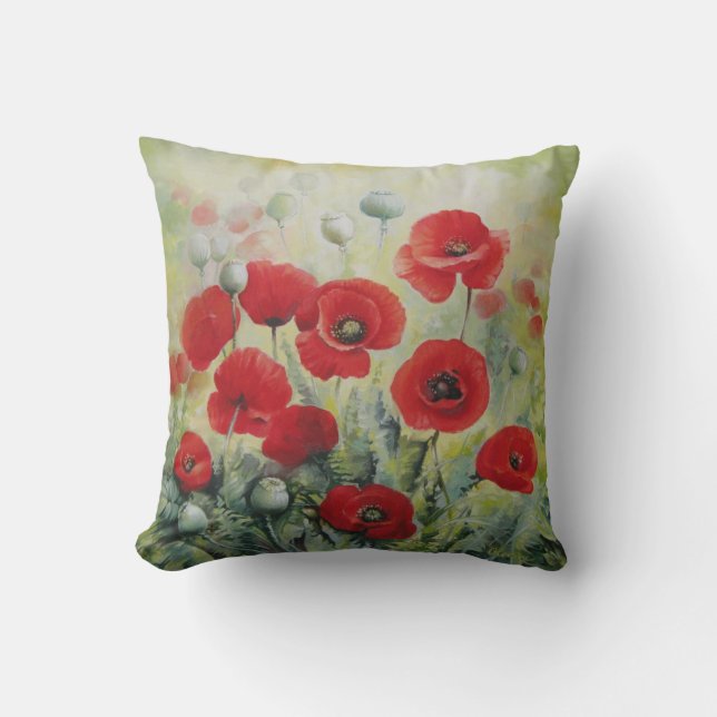 Poppies pillow (Front)