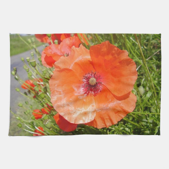 Poppies - Poppies Kitchen Towel (Horizontal)