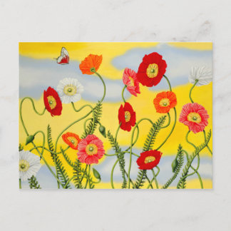 Poppies Postcard