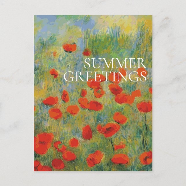 Poppies - Postcard (Front)