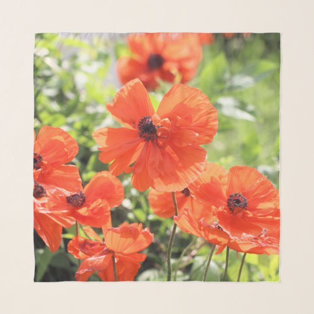 Poppies Scarf (Front)