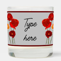 Poppies  scented candle