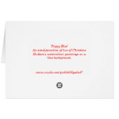 'Poppies Surreal' Card (Back Horizontal)