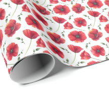 Poppies Wrapping Paper