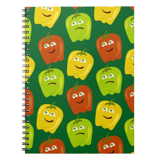 Poppin Bells Peppers Notebook (Front)