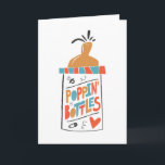 Poppin Bottle Funny Baby Shower Card<br><div class="desc">Funny baby congratulations card.</div>