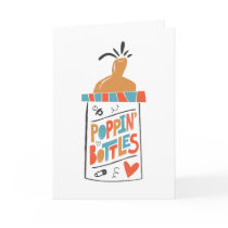 Poppin Bottle Funny Baby Shower Card