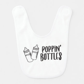 Poppin' Bottles Bodysuit Baby Bib