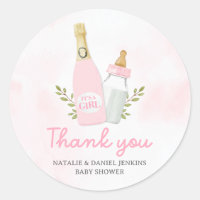Poppin Bottles Girl Baby Shower Favor