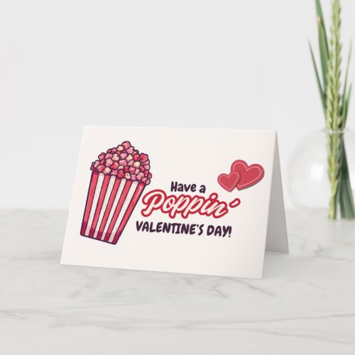Poppin Funny Valentine's Day Holiday Card