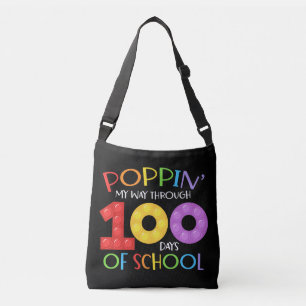 Poppin my way through 100 days of school crossbody bag