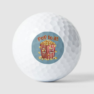 Poppin' with Style - "Pop to it!" Golf Balls