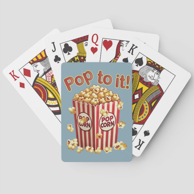 Poppin' with Style - "Pop to it!" Poker Cards (Back)