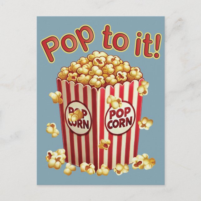 Poppin' with Style - "Pop to it!" Postcard