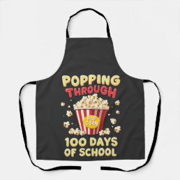 Popping 100 Days of School Apron