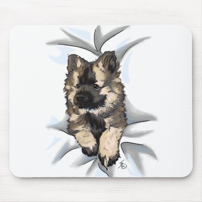 Popping Autumn Rain Mousepad (Front)