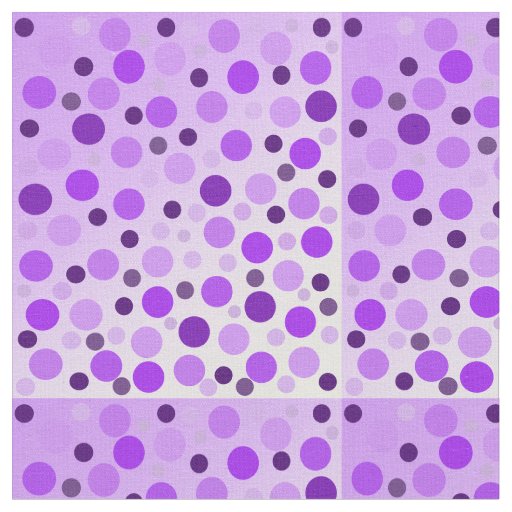Popping Purple Polka Dots, Fabric