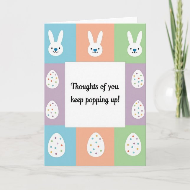 Popping Up Thoughts For You Card (Front)