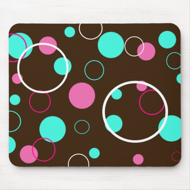 poppinpolkadots mouse pad (Front)